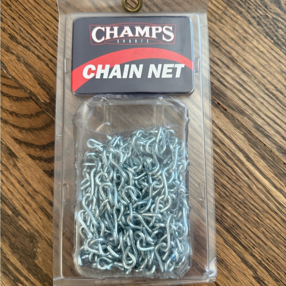 Champs Sports Heavy Duty Silver Chain Indoor Outdoor Basketball Net